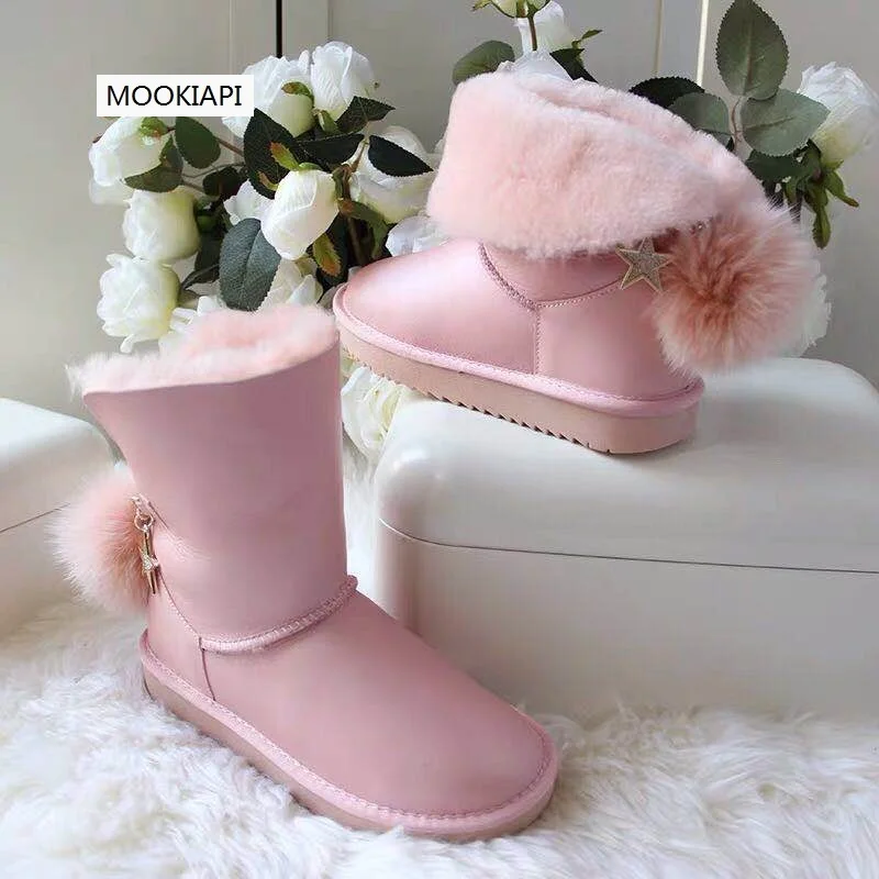 В 2019 году европейские новейшие высококачественные зимние сапоги из натуральной