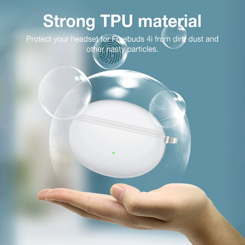 

Anti-fall Waterproof TPU Clear Protective Case Cover for huawei freebuds 4i M76A