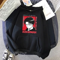 attack on titan levi hoodie japanese anime sweatshirt unisex women and women casual hoodies punk cute graphic tumblr pullover