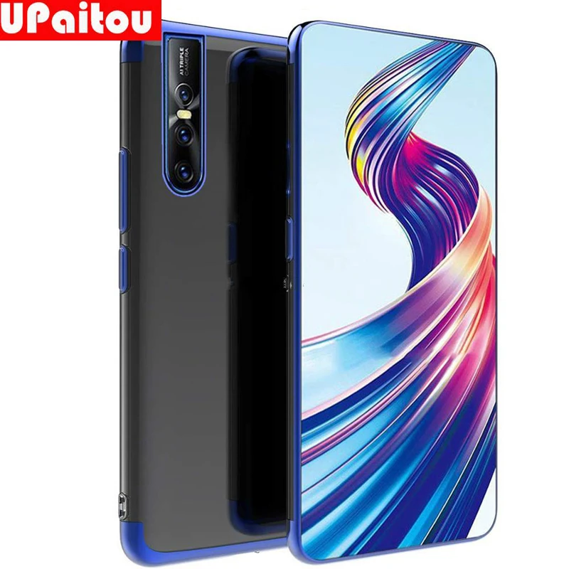 Luxury Plating Case for VIVO V17 Neo V15 Pro TPU Soft Silicone Clear Transparent Back Cover For Vivo New Phone |
