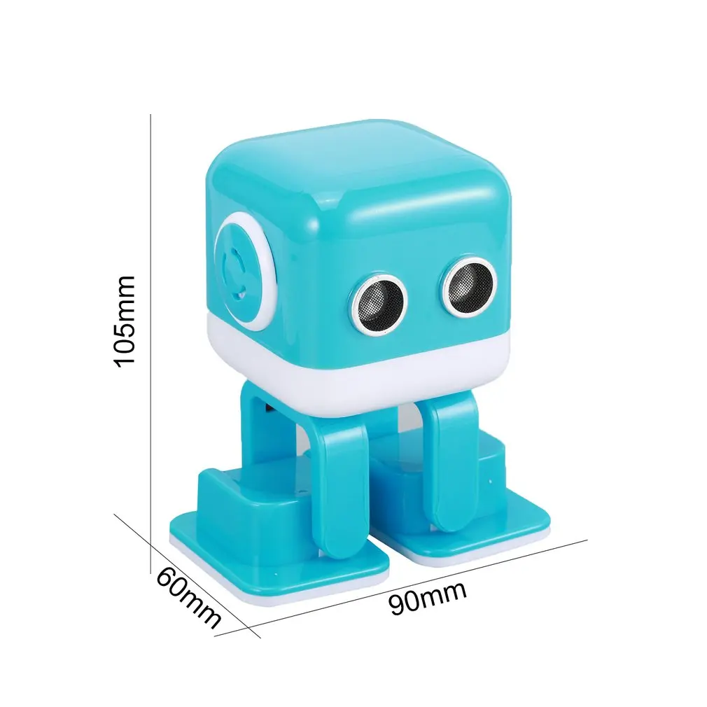 WLtoys Cubee F9 Интеллектуальный мини-робот, ходячая музыка, танцевальный свет, детская игрушка, программирование, приложение, дистанционное управление, препятствия, робот для танцев avei