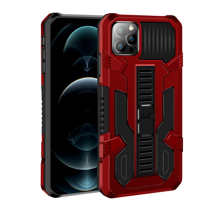 

Shockproof Armor Funda For iPhone 13 Pro Max Mini Case For iPhone 12 11 Pro XR XS Max X 7 8 6S Plus SE 2020 Stand Cases Coque