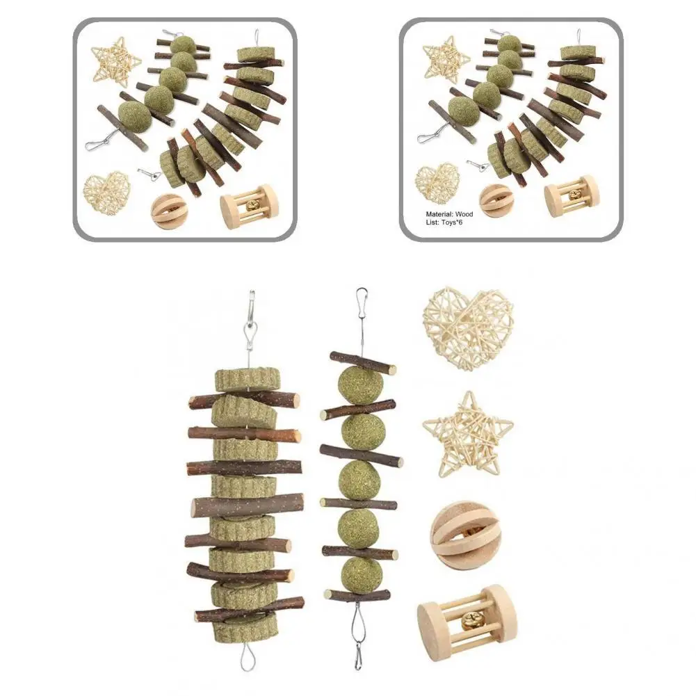 

Grinding Teeth Wood Interesting Solid Healthy Chew Toy for Guinea Pig