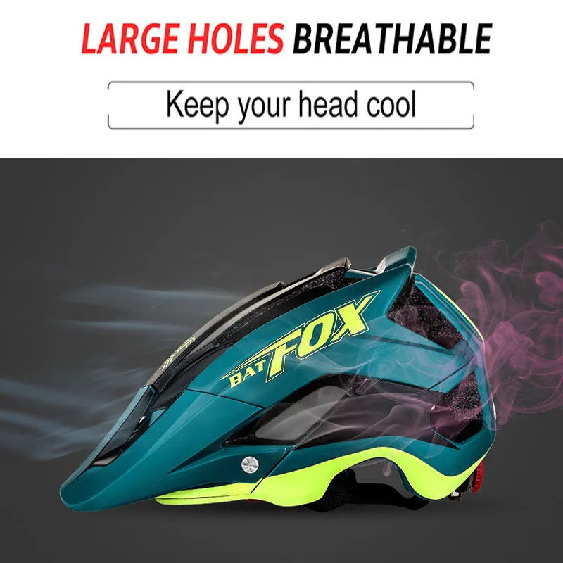 BATFOX Для мужчин женщин велосипедный шлем ультра лёгкий супер светильник MTB Горный