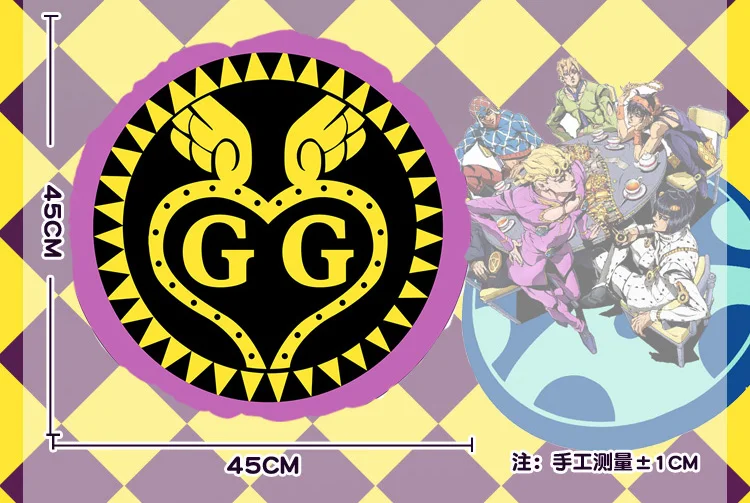 Аниме JoJo's причудливое приключение Золотой ветер плюшевые Джорно игрушки