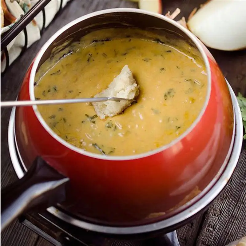 8 шт Нержавеющая сталь сыр вилки Пластик ручка для фондю фруктов вилка барбекю