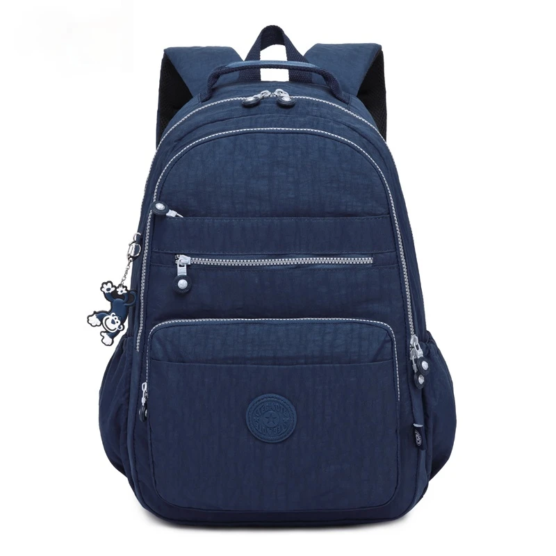 

Brand Laptop Backpack Women Travel Bags 2021 Multifunction Waterproof Nylon School Backpacks For Teenagers