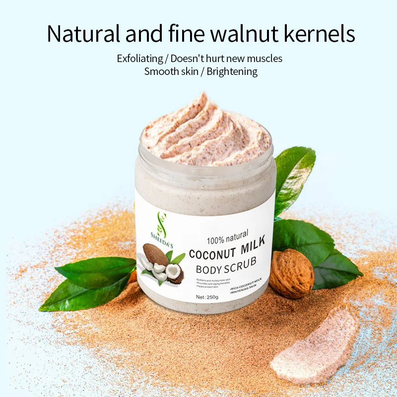 

Увлажняющий скраб для тела с кокосом, 250 г