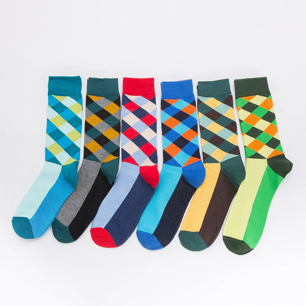 Харадзюку счастливые короткие носки мужские забавные Аватар чёсаный хлопок