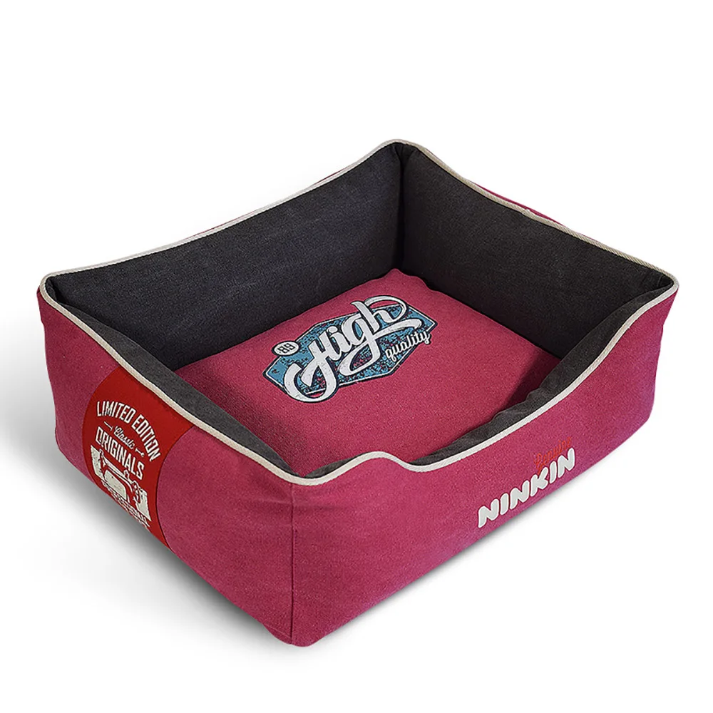 Диван кровать для домашних животных съемная моющаяся кошачья гнездо маленьких и