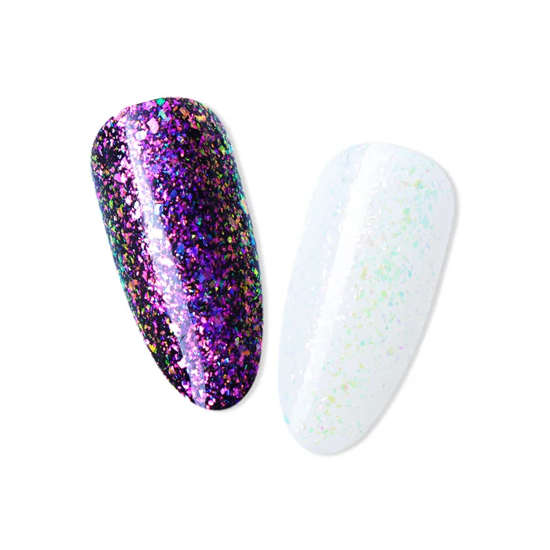 1 шт. Beautilux Opal Galaxy Aurora хамелеоновые хлопья Цветной Гель лак для ногтей
