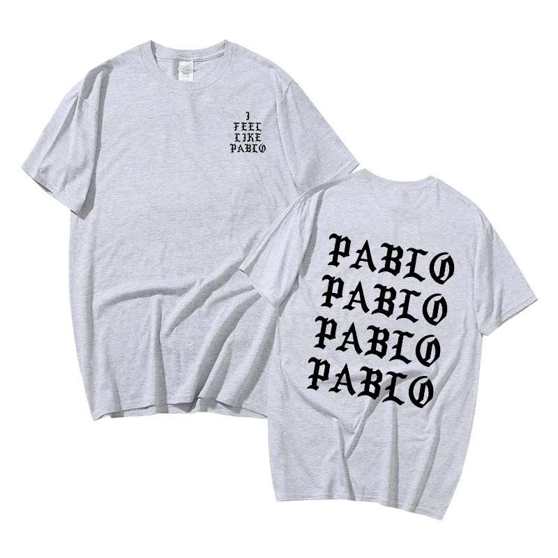 

Kanye West I Feel Like Pablo T shirt Men Streetwear Social Club Rapper T-Shirt polera hombre 100% Cotton Pablo tshirt homme