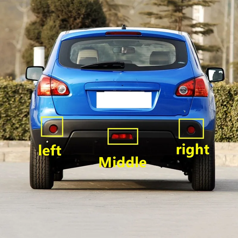 Авто задний бампер отражатель противотуманных фар для NISSAN DUALIS Qashqai J10 2008 2009 2010 2011