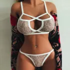 Сексуальное нижнее белье, кружевное женское нижнее белье с вышивкой, бюстгальтер со стальными кольцами, стринги, эротические костюмы, женская одежда