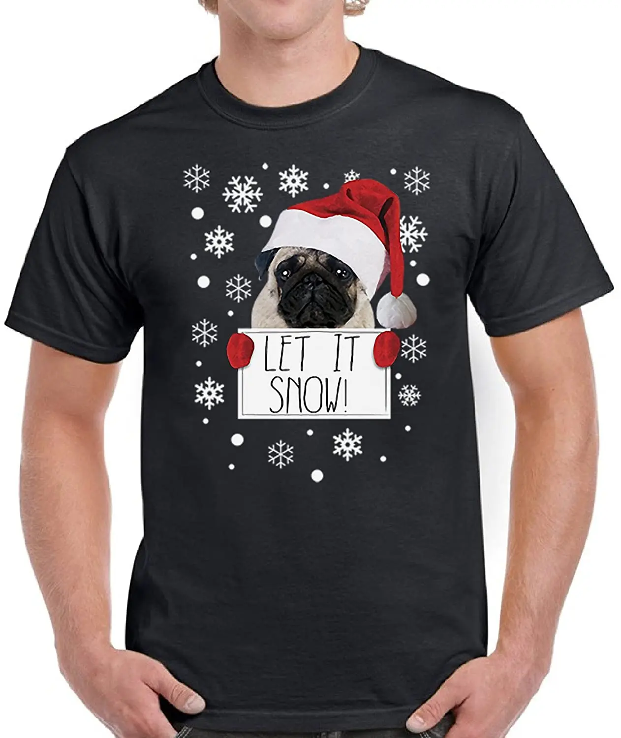 

Let It Snow Shirt Christmas Tshirts Graphic T-Shirt Summer Cool Men Printed Tee 2020 Breathable All Cotton Short Sleeve T Shirt