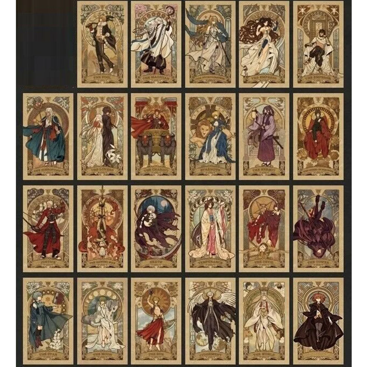 FGO Fate Grand Order Tarot Card paper 23 шт. косплей реквизит аниме доступ. Ручной работы