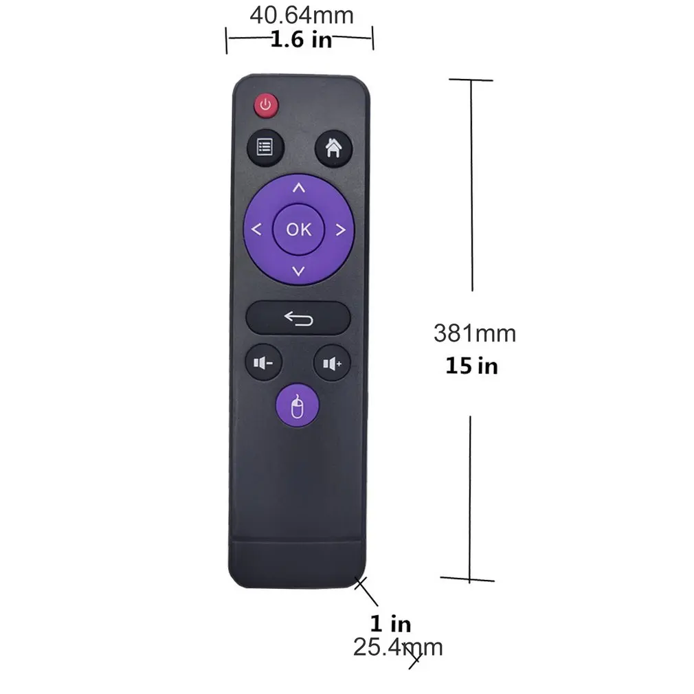 Сменный ИК пульт дистанционного управления ler для H96 Max RK3318 / X3 /MINI V8/ MAX H616 Smart TV Box