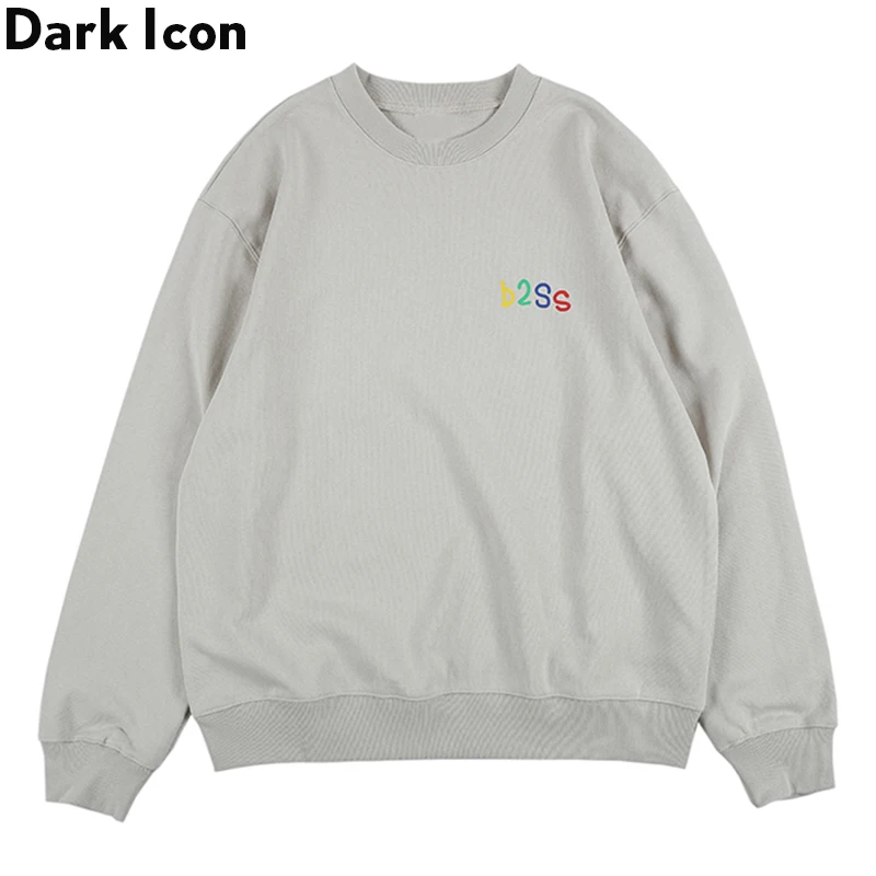 Футболка Dark Icon B2SS с граффити для мужчин и женщин Мужская футболка длинным рукавом