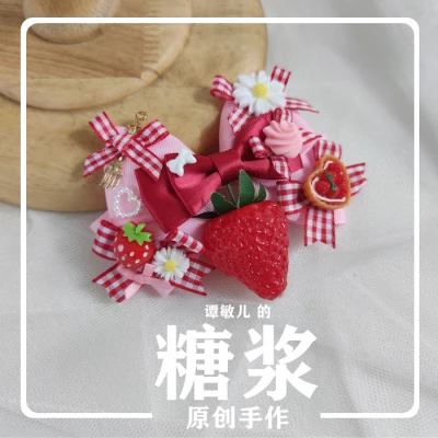 Заколка для волос в клетку с бантом 8 цветов|Аксессуары костюмов| |