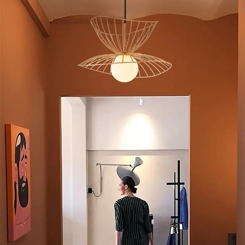 Новый стильный подвесной светильник в стиле лофт G9 светодиодный Золотой/черный