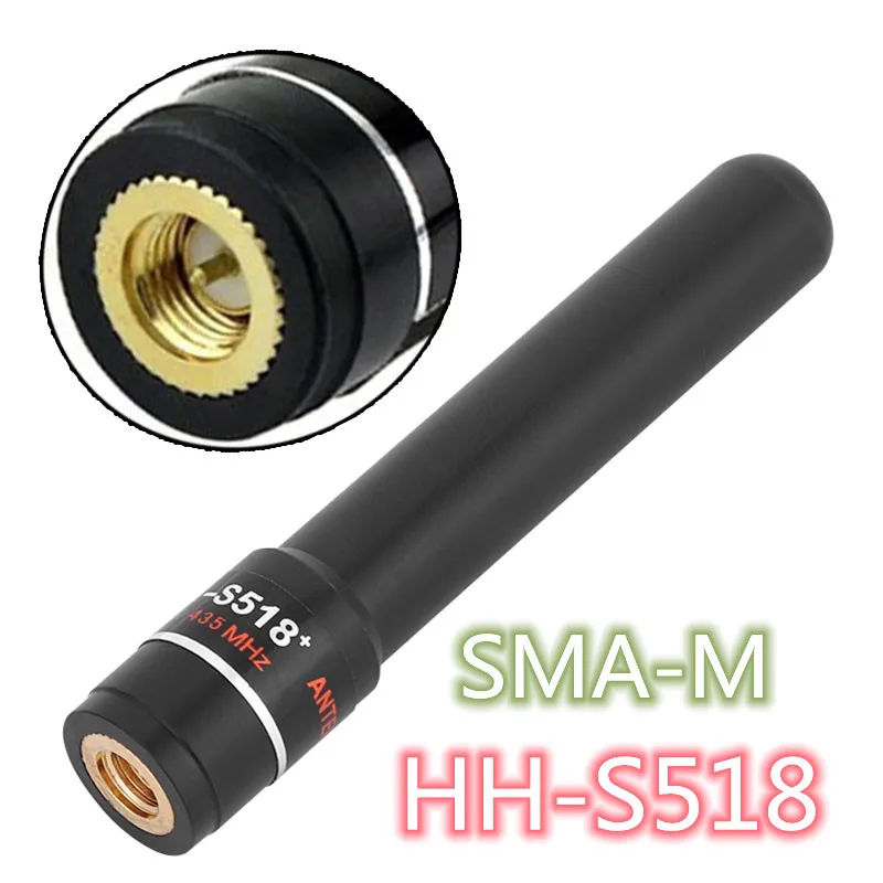 

Новый HH-S518 + SMA-M 144/430 МГц с высоким коэффициентом усиления Dual Band короткая антенна для YAESU VX-3R 6R 7R BAOFENG UV-3R