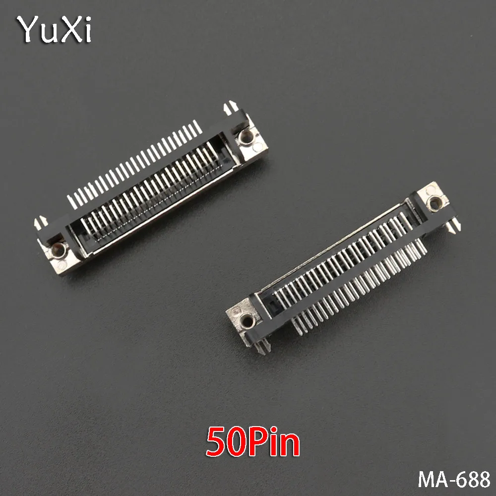 YuXi 2 шт./лот CN14P CN20P CN26P CN50P гнездовой разъем SCSI изогнутые ножки 14 контактный 20Pin 26Pin