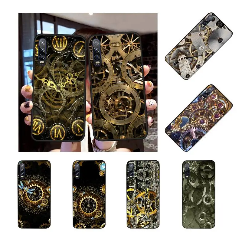 NBDRUICAI часы механизм стимпанк Coque чехол для телефона Huawei P30 P20 P10 P9 P8 Mate 20 10 Pro Lite |