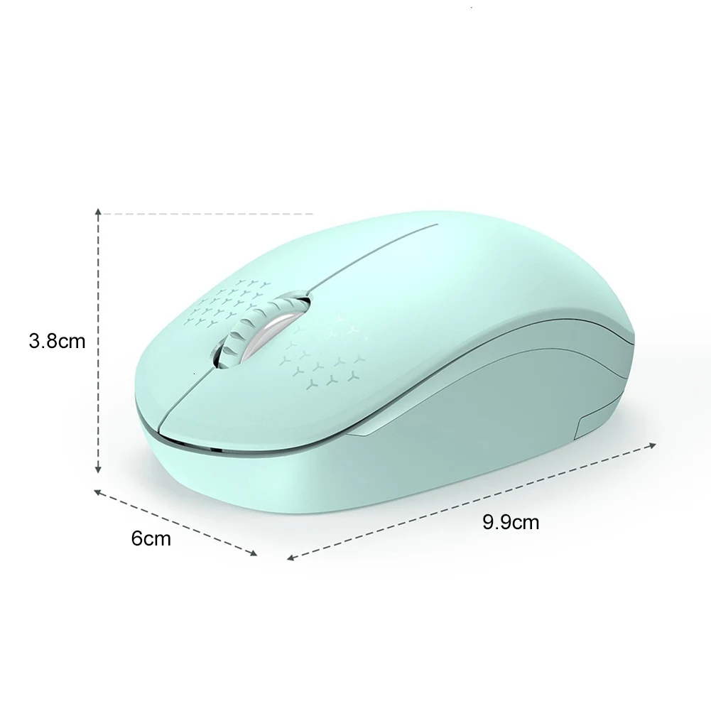 

i210 Mute 2.4G Wireless Portable Ergonomic Mouse for Desktop Computer Laptops 1600DPI Games Gaming Cute pink Wireless mouse