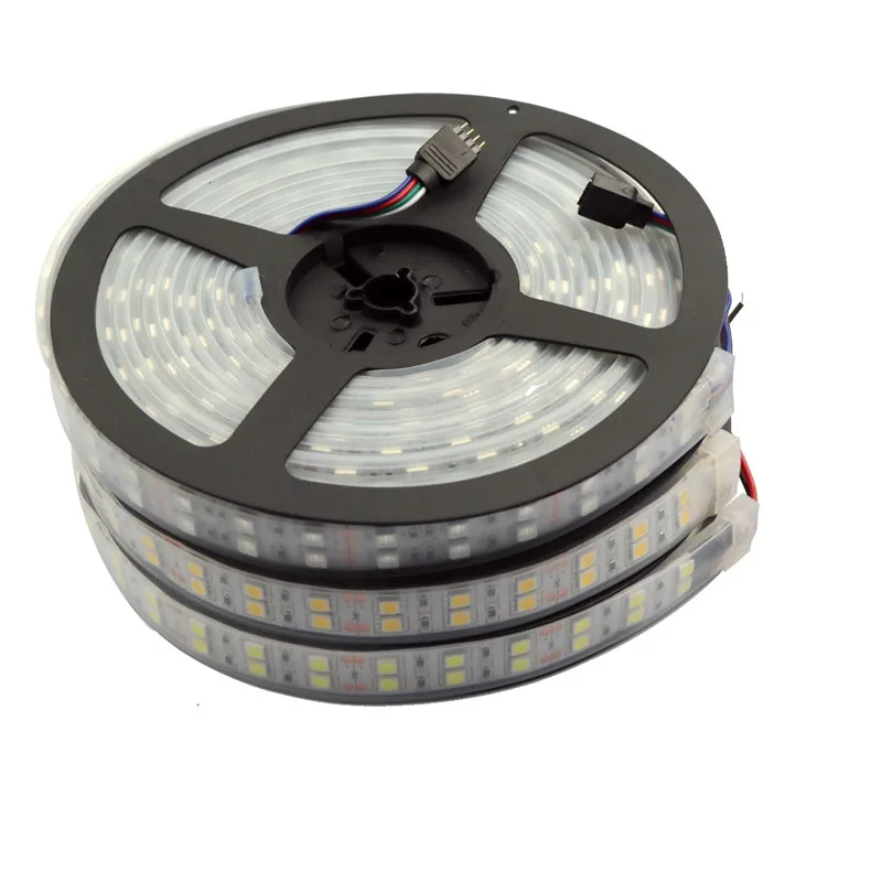 Светодиодная полоса лампа DC12V 5 м/рулон SMD 5050 120led двухрядный 600Led водонепроницаемый