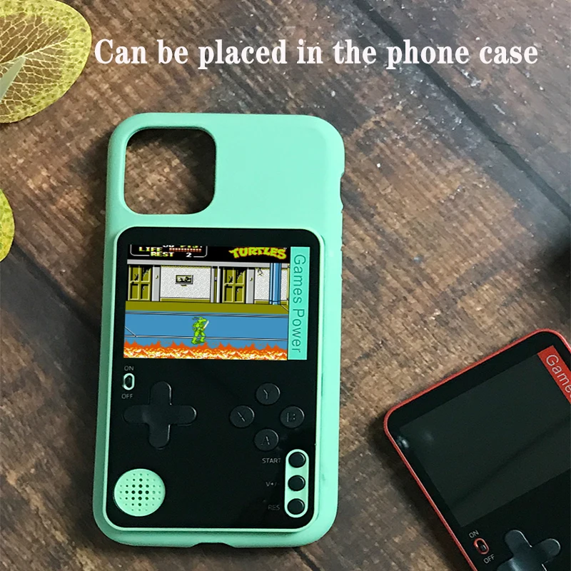 Новая портативная игровая консоль со встроенными 500 играми мини для карт