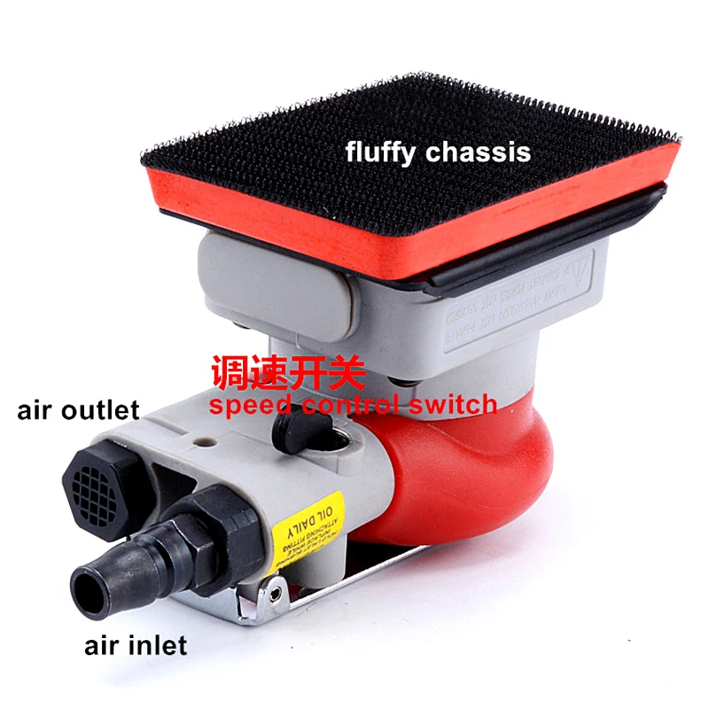 Вибрационный пневматический шлифовальный станок прямоугольная воздушная