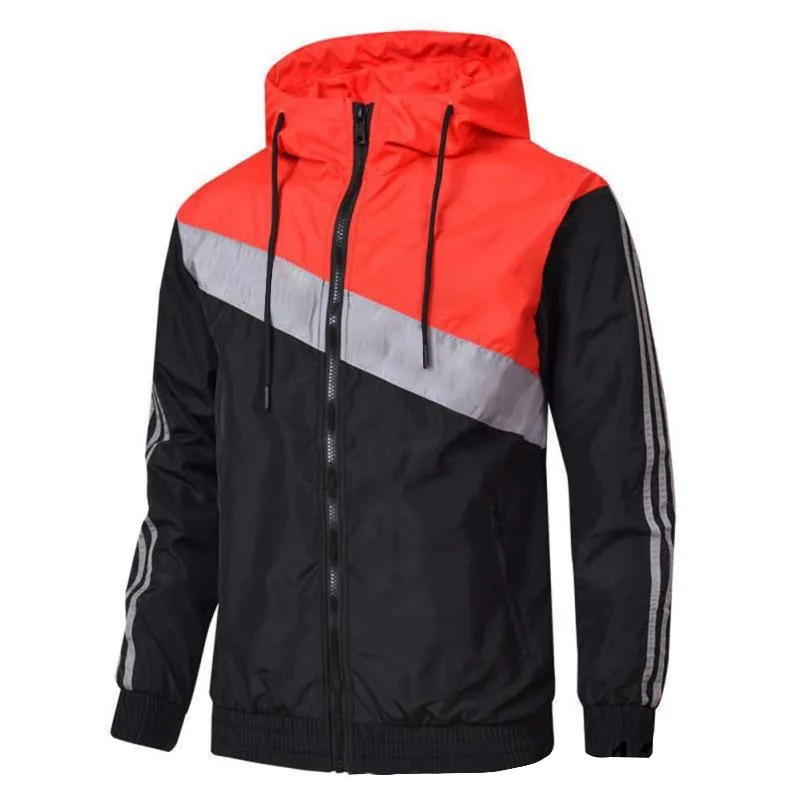 

Spring and autumn new basketball jacket men's fashion street hip-hop windbreaker jacket men's casual jogging sports thin jacket