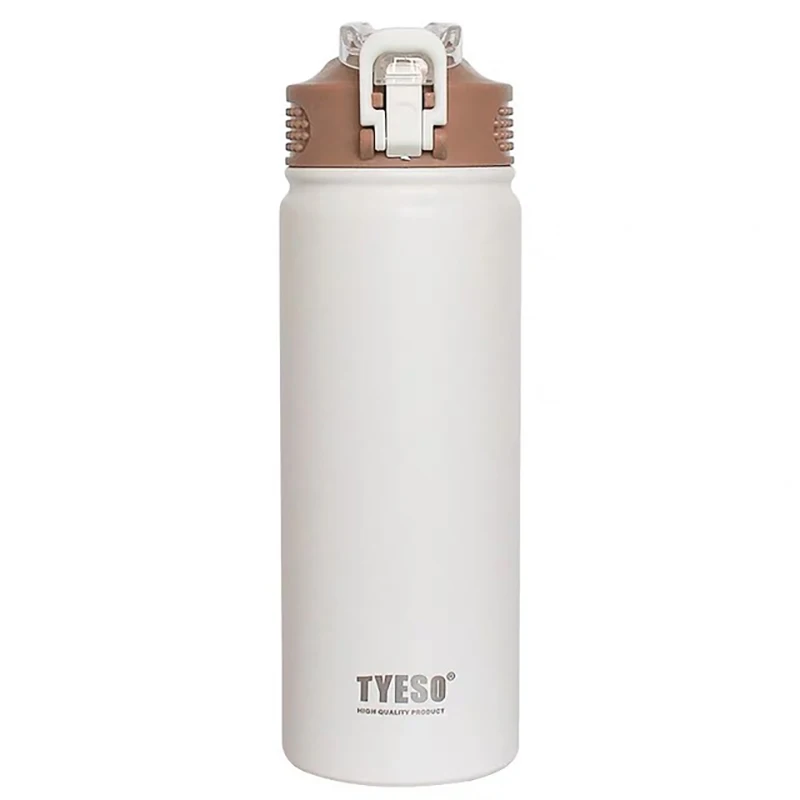 

530/750Ml Thermos Mug With Straw Stainless Steel Lid Thermal Insulation Straight Cup Thermal Water Bottle Tumbler Thermocup