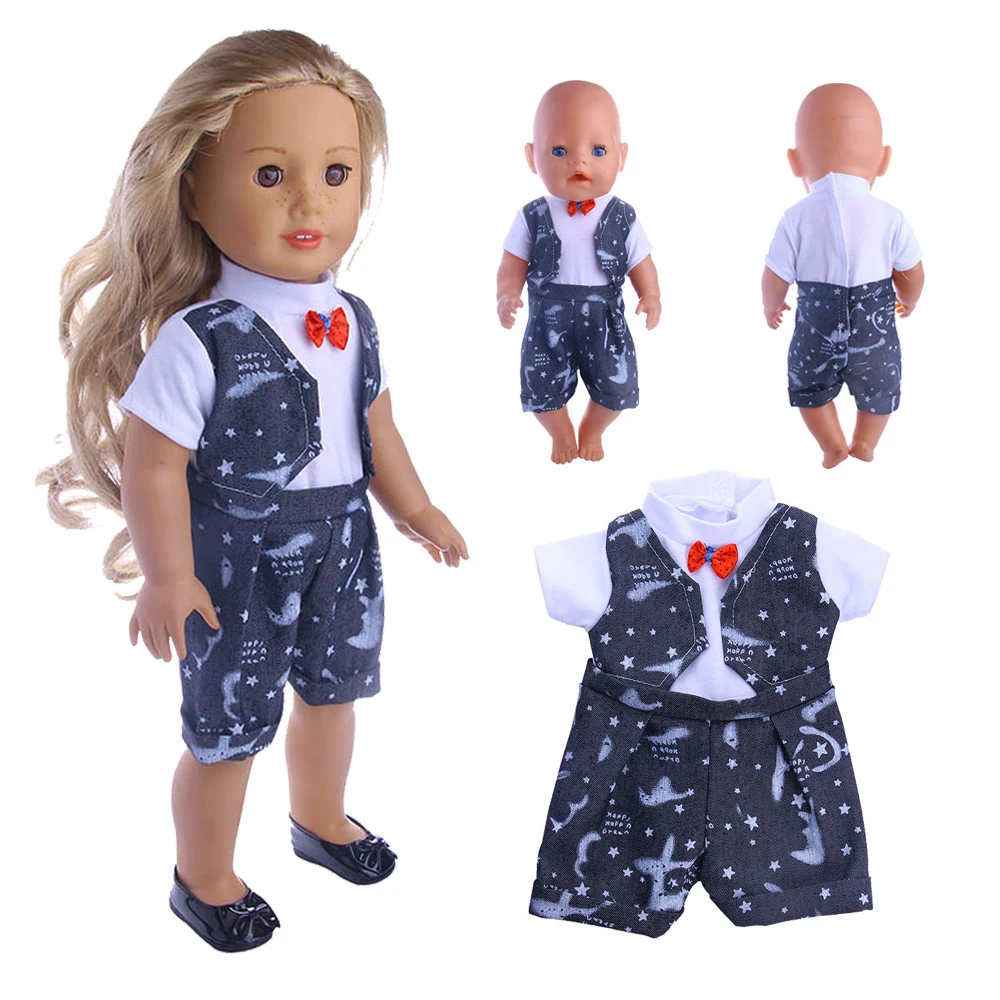 Комбинезоны для девочек Комбинезон куртки со звездочками 18 дюймов American 43 см