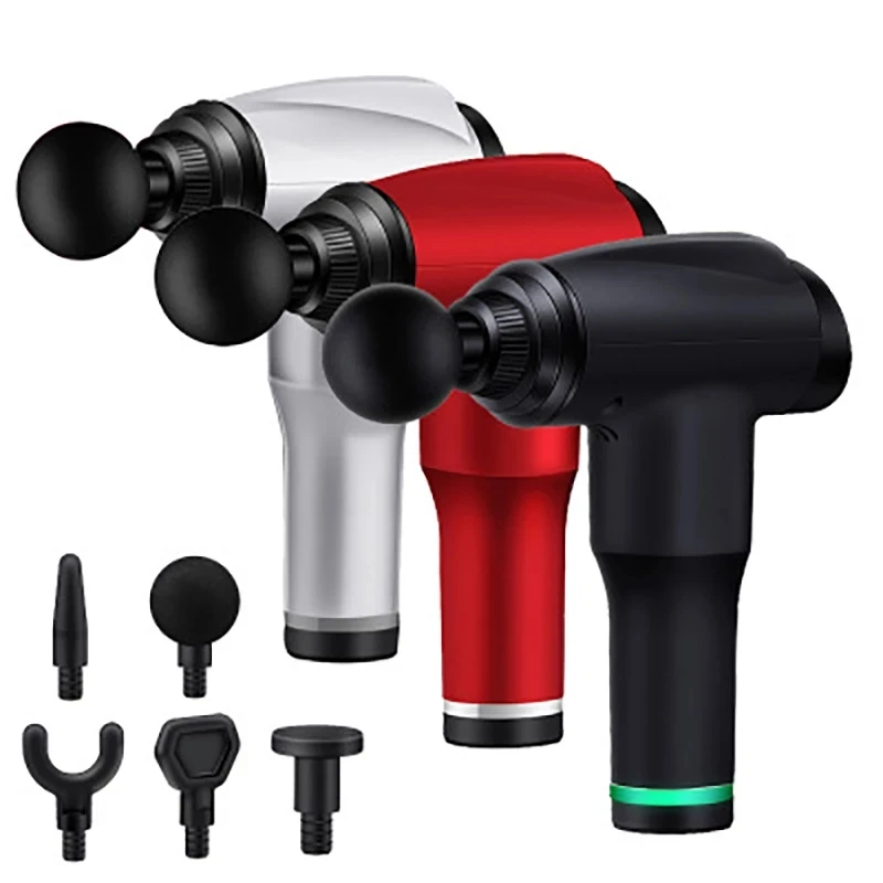 

6 Speeds Fascia Gun Massage Gun Muscle Relaxation Massager Vibration Muscle Gun 2000mAh Lithium Battery Impact Massager