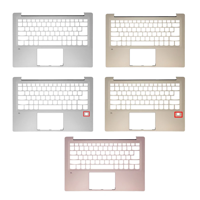 

Новинка, подставка для рук, верхний корпус для ноутбука Lenovo Ideapad 720S-14 720S-14IKB, подставка для рук с/без отпечатков пальцев, серебристый/Золотой/р...