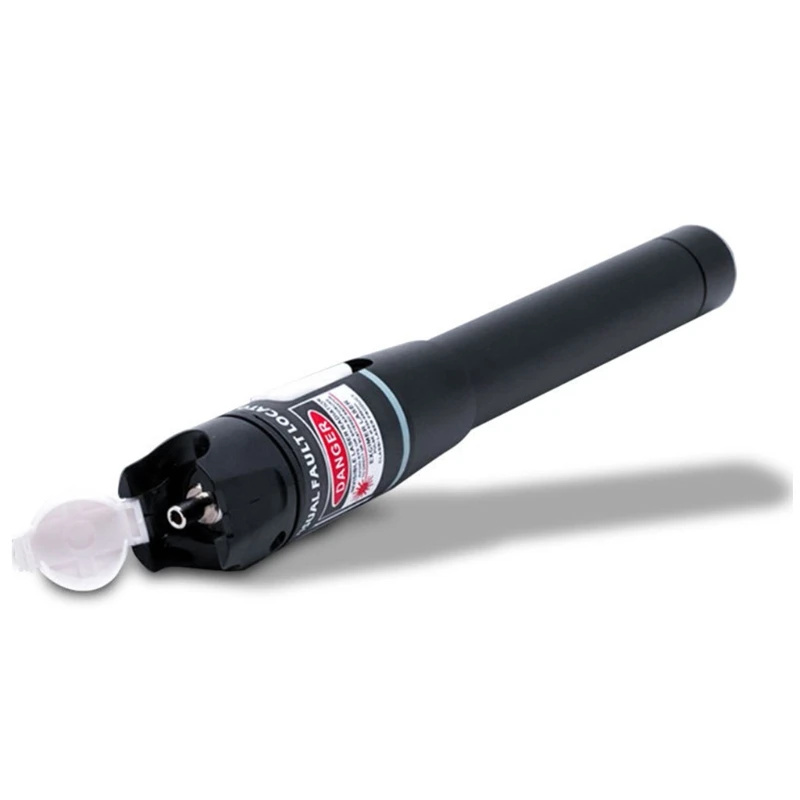 

10-30Km Visual Fault Locator Fiber Optic Cable Tester Red Light Pen Type Handheld Detector
