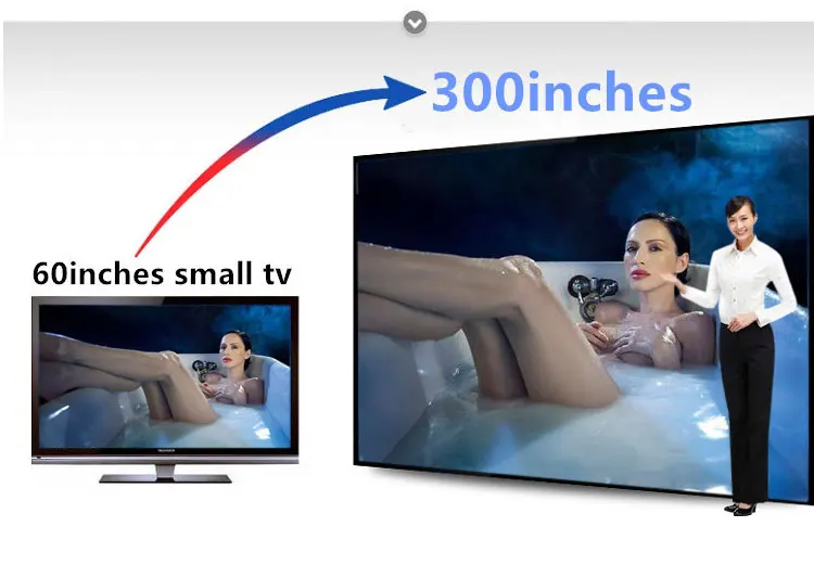 Poner saund светодиодный 86 wifi проектор Android HD 3D умный 5500 люмен 1080 p HDMI видео мульти экран