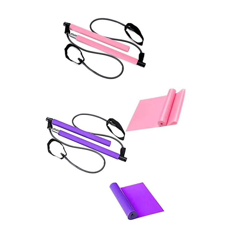 

Набор для пилатеса с эспандерами, петля для ног, Йога, пилатеса, брикет для дома, тренажерного зала, тренировок, пилатеса