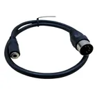 Штекерный кабель 3,5 мм мама в разъем DIN 5 Pin MIDI папа, 50 см 1,5 м, аудиовыход AUX, кабель для наушников, микрофона, 5 контактов