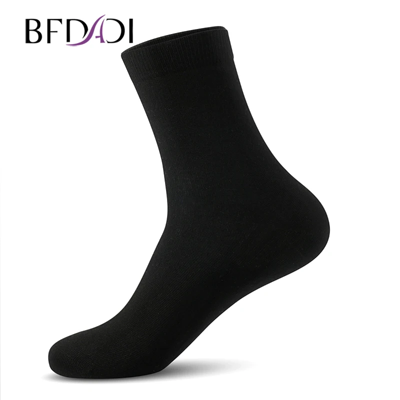 BFDADI 5 пар/Лот повседневные мужские носки в деловом стиле размера плюс европейские