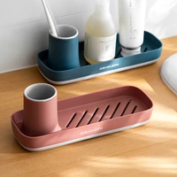 nordic home tray creative bathroom organizer toothbrush soap storage box kitchen accessories sponge rack organizer serving tray
