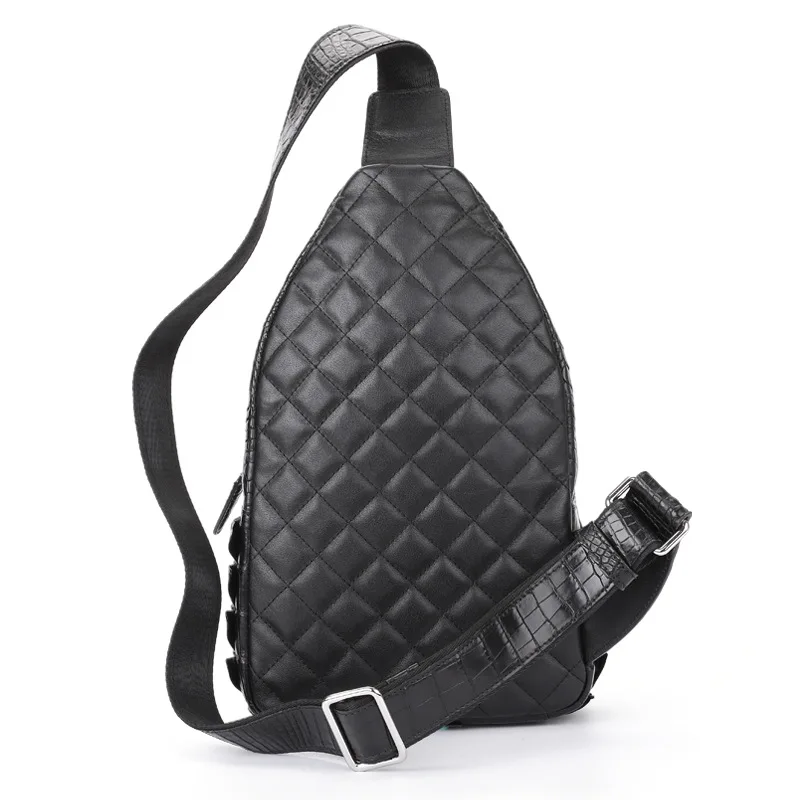 Роскошная мужская сумка-мессенджер на плечо с имитацией сиамской рыбы