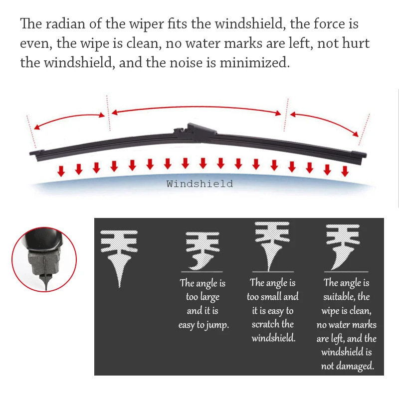 Mutips 1 комплект резиновые автомобильные передние щетки стеклоочистителя для Kia