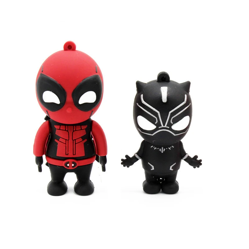 USB флеш накопитель TEXT ME Cartoon Death Black panther 64 ГБ 4 8 16 32 2 0|USB флэш-накопители| |