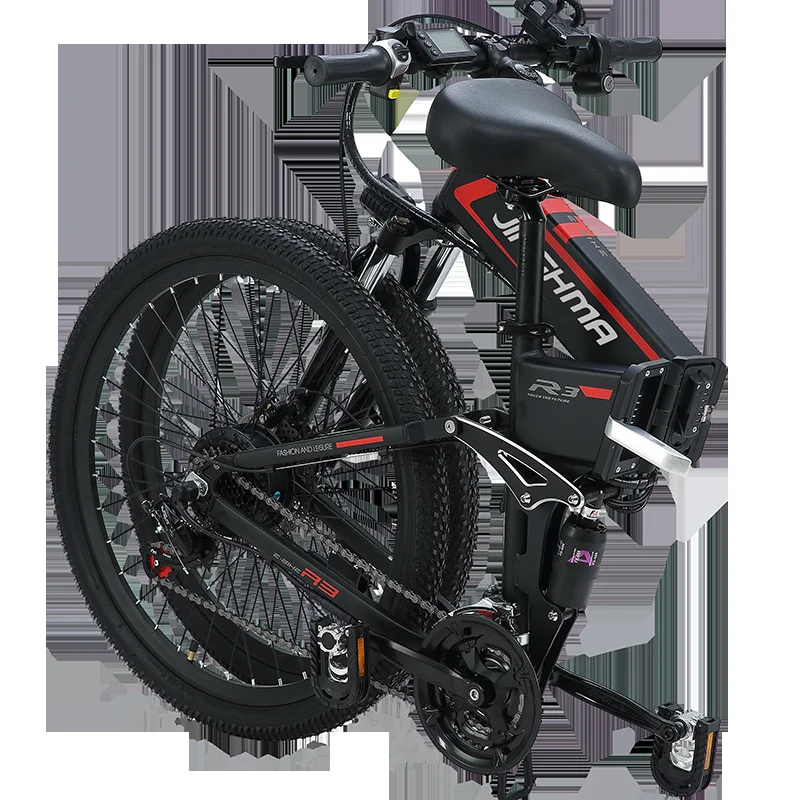 Стандартный складной электровелосипед R3 48 В горный велосипед с литиевой