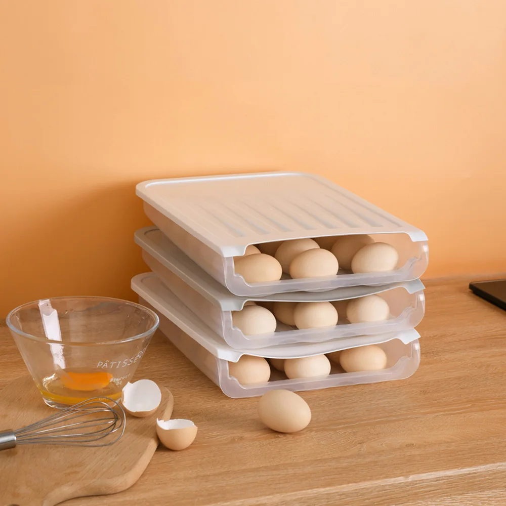 

Практичный чехол для яиц, домашний контейнер для пищевых продуктов, органайзер для хранения яиц в холодильнике, компактный органайзер для к...