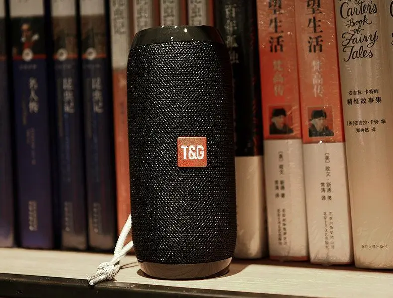 Мощный bluetooth-динамик, музыкальная колонка, Hi-Fi Стерео Soundbox, светодиодный светильник, поддержка карт TF, AUX кабель, воспроизведение музыки для ПК телефона