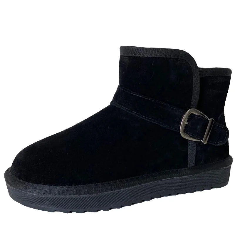 Новое поступление Женские зимние ботинки Женская обувь из кожи ботильоны Сапоги