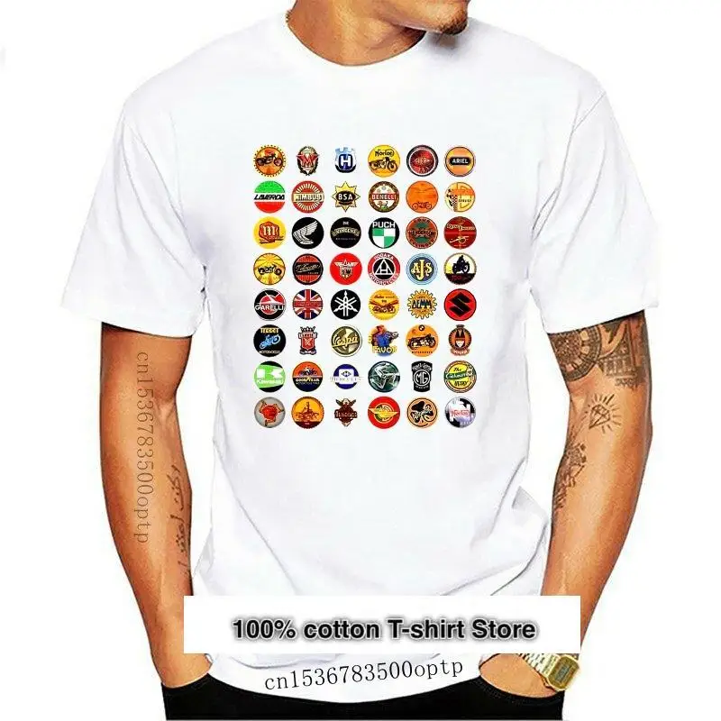 

Camiseta Funy para hombre y mujer, camiseta Vintage de motocicleta
